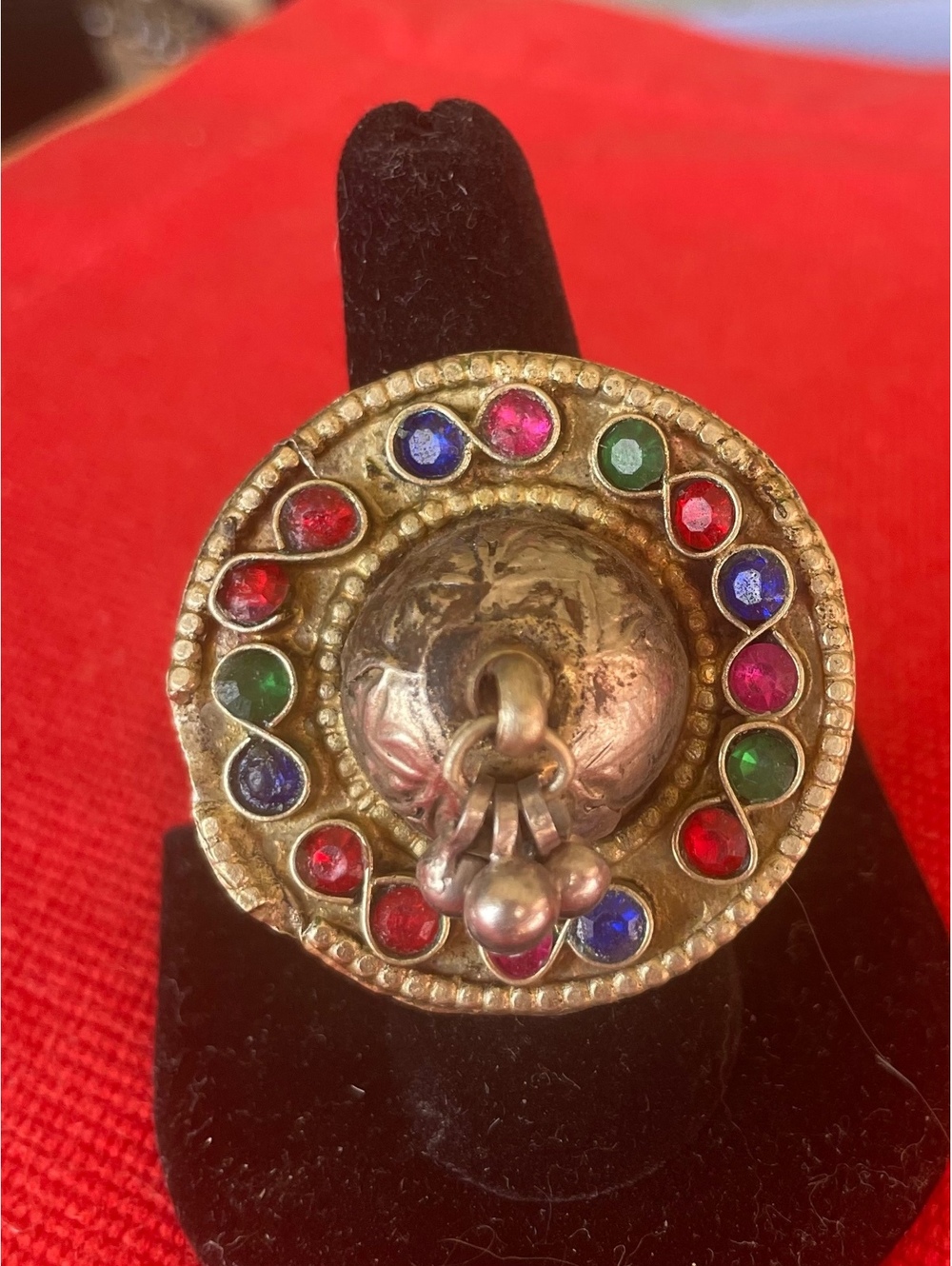 Vinted Kuchi Tribal Colorful Ring Sz 7.5